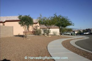 gravel-yard A gravel yard in Tucson, Arizona with very low diversity of plant life. Photo credit: Brad Lancaster