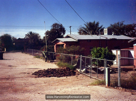 Fig. 18A public right of way in 1994 just after purchase of property BRAD LANCASTER rwm
