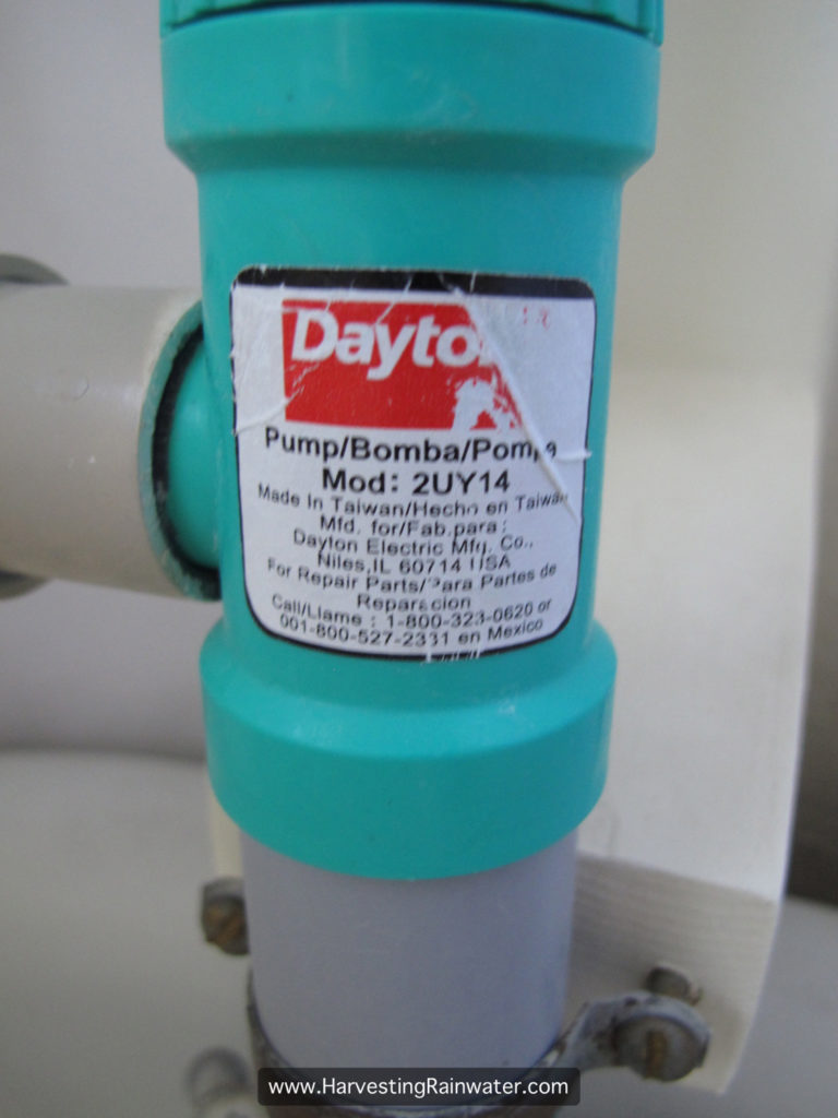 Fig. 3. Dayton hand pump label